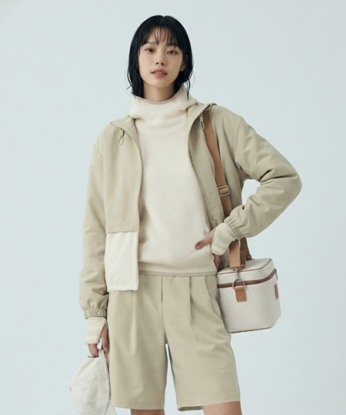 SLOUPLAY(スロープレイ)の「ピンタックバミューダショーツ(ベージュ)(その他パンツ・レディース・その他・FREE/LARGE)」の4枚目の写真