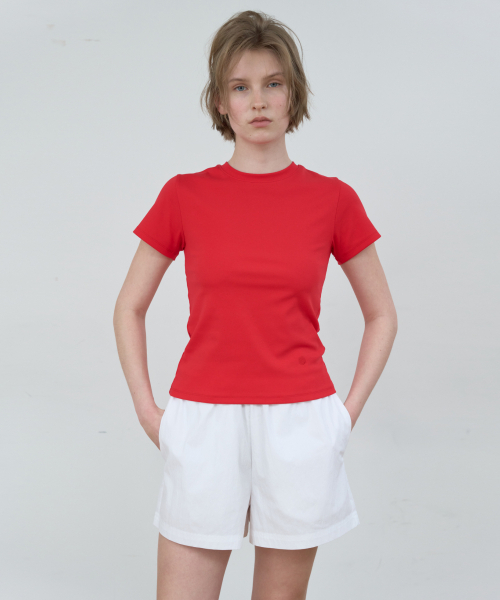 Majournee(マジョネ)の「BASIC SIMBOL T-SHIRT_RED(Tシャツ/カットソー・レディース・レッド・ONE SIZE)」の1枚目の写真