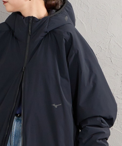 MIZUNO（ミズノ　）の「【WEB先行予約】[MIZUNO/ミズノ] 別注 インサレーションフードジャケット（ブルゾン・レディース・グリーン/ブラック・S/M/L/XL）」の17枚目の写真