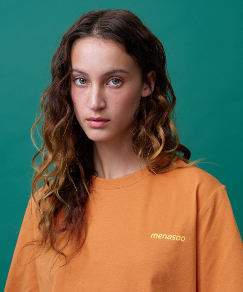 MENASOO（ミナス）の「Sorona No Rush T Shirt (Basic Fit)_Orange（Tシャツ/カットソー・レディース・オレンジ・S/L/2XL）」の6枚目の写真