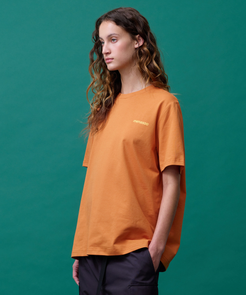 MENASOO（ミナス）の「Sorona No Rush T Shirt (Basic Fit)_Orange（Tシャツ/カットソー・レディース・オレンジ・S/L/2XL）」の9枚目の写真