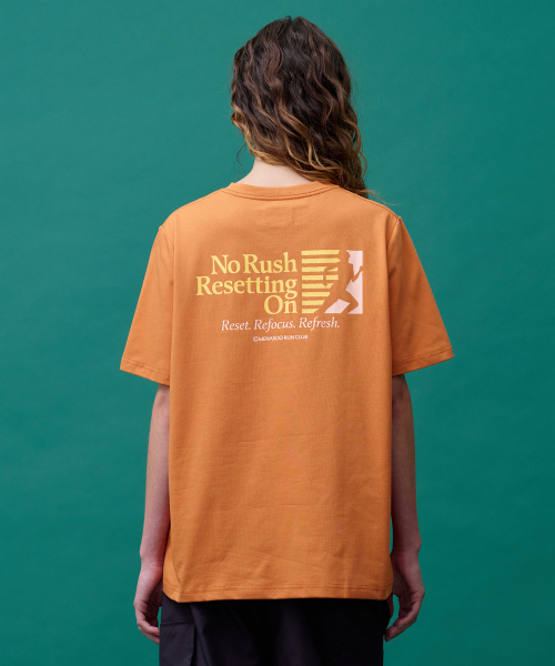 MENASOO（ミナス）の「Sorona No Rush T Shirt (Basic Fit)_Orange（Tシャツ/カットソー・レディース・オレンジ・S/L/2XL）」の11枚目の写真