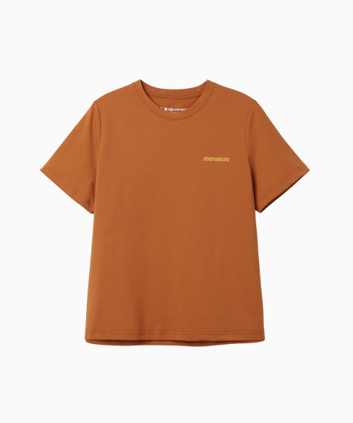 MENASOO（ミナス）の「Sorona No Rush T Shirt (Basic Fit)_Orange（Tシャツ/カットソー・レディース・オレンジ・S/L/2XL）」の12枚目の写真