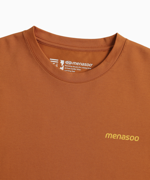 MENASOO（ミナス）の「Sorona No Rush T Shirt (Basic Fit)_Orange（Tシャツ/カットソー・レディース・オレンジ・S/L/2XL）」の14枚目の写真