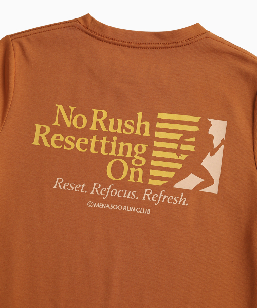 MENASOO（ミナス）の「Sorona No Rush T Shirt (Basic Fit)_Orange（Tシャツ/カットソー・レディース・オレンジ・S/L/2XL）」の16枚目の写真