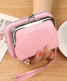 deux amour（ドゥーザムール）の「がま口ミニウオレットストラップベルト付き（財布）」