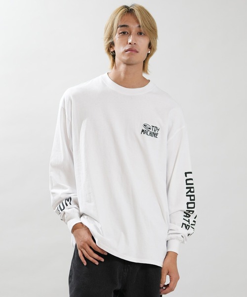 TOY MACHINE(トイ マシーン)の「TOY MACHINE/トイマシーン バックプリント ロンT MTMFGLT3(Tシャツ/カットソー・メンズ・オレンジ/ホワイト/ブラック・M/L/XL)」の4枚目の写真