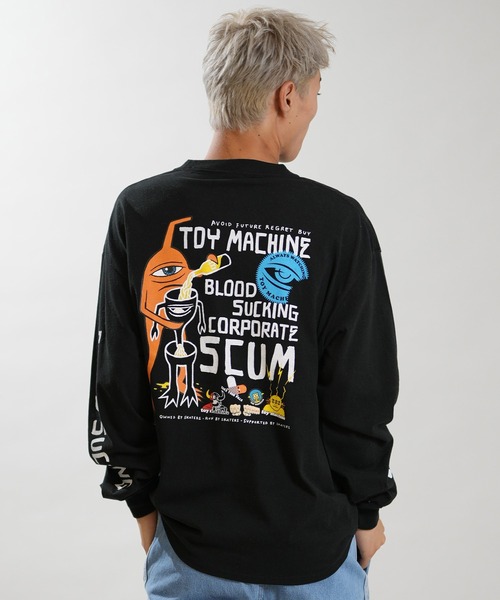 TOY MACHINE(トイ マシーン)の「TOY MACHINE/トイマシーン バックプリント ロンT MTMFGLT3(Tシャツ/カットソー・メンズ・オレンジ/ホワイト/ブラック・M/L/XL)」の11枚目の写真