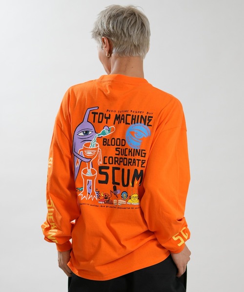 TOY MACHINE(トイ マシーン)の「TOY MACHINE/トイマシーン バックプリント ロンT MTMFGLT3(Tシャツ/カットソー・メンズ・オレンジ/ホワイト/ブラック・M/L/XL)」の17枚目の写真
