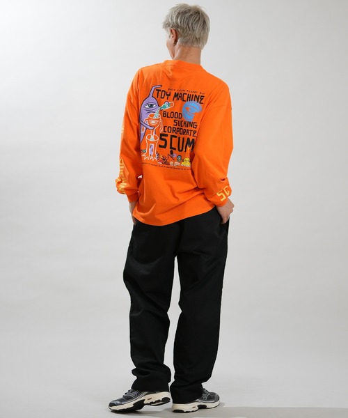 TOY MACHINE(トイ マシーン)の「TOY MACHINE/トイマシーン バックプリント ロンT MTMFGLT3(Tシャツ/カットソー・メンズ・オレンジ/ホワイト/ブラック・M/L/XL)」の19枚目の写真