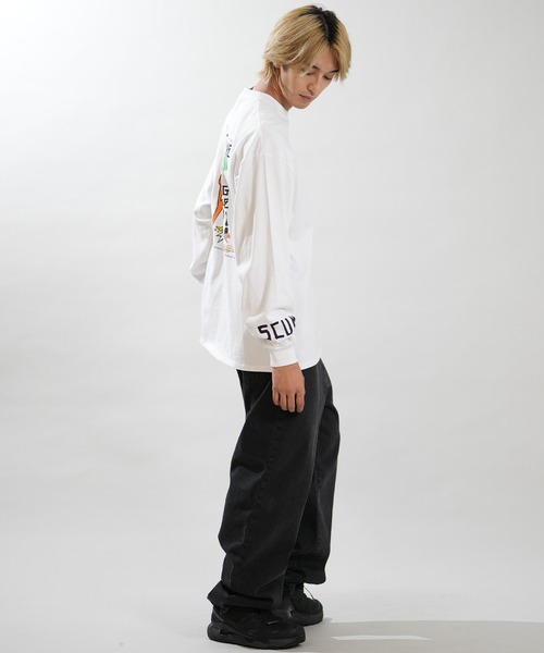 TOY MACHINE(トイ マシーン)の「TOY MACHINE/トイマシーン バックプリント ロンT MTMFGLT3(Tシャツ/カットソー・メンズ・オレンジ/ホワイト/ブラック・M/L/XL)」の9枚目の写真