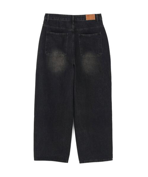 BEAVER(ビーバー)の「MAVYTH/メヴィス DAMAGEWIDE DENIM PANTS(デニムパンツ・メンズ・ブラック・M/L)」の6枚目の写真