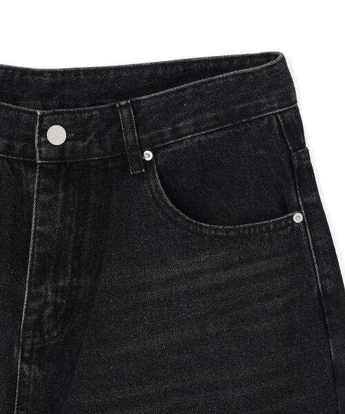 BEAVER(ビーバー)の「MAVYTH/メヴィス DAMAGEWIDE DENIM PANTS(デニムパンツ・メンズ・ブラック・M/L)」の9枚目の写真
