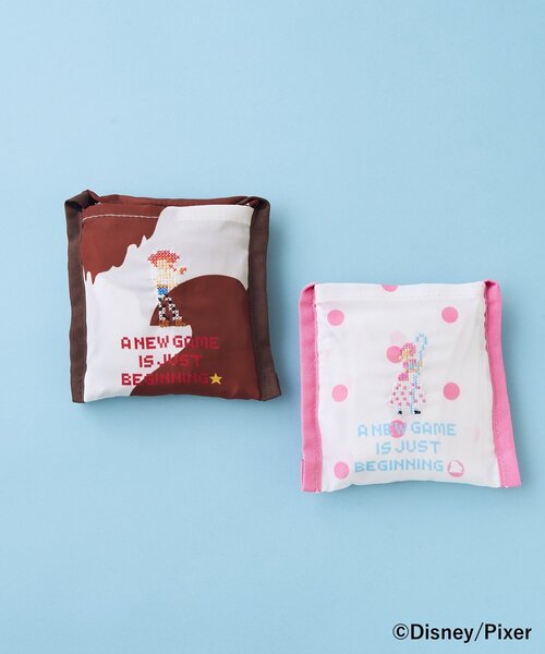Kastane(カスタネ)の「【TOY STORY】PACKABLE BAG(エコバッグ/サブバッグ・レディース・ピンク/ブラウン・FREE)」の8枚目の写真