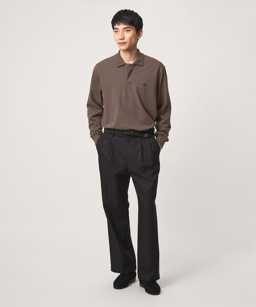 BROOKS BROTHERS(ブルックスブラザーズ)の「【別注】<Brooks Brothers>GLR カノコ ポロシャツ(ポロシャツ・メンズ・ダークブラウン/ダークグレー/ブラック・M/S/L)」の11枚目の写真