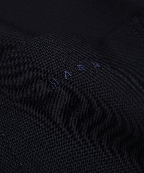 MARNI（マルニ）の「TROPICAL WOOL / シャツ（シャツ/ブラウス・レディース・ダークネイビー・36(S)/38(M)）」の6枚目の写真