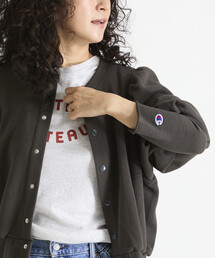 Freada（フリーダ）の「Freada/フリーダ Champion 別注 パフスウェットカーディガン（カーディガン/ボレロ）」