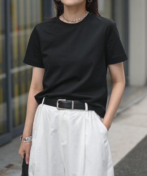 Marient(マリエント)の「バックオープンラウンドTEE(Tシャツ/カットソー・レディース・ホワイト・FREE)」の2枚目の写真