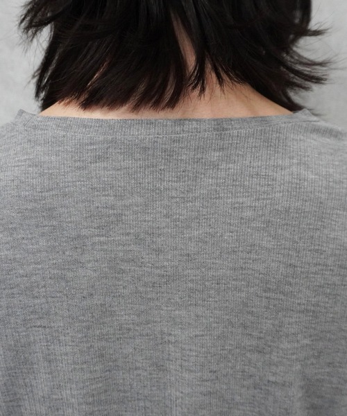 SELECT LEVERY(セレクトリベリー)の「異素材袖レースリブプルオーバー(Tシャツ/カットソー・レディース・ブラック/オフホワイト/グレー・FREE)」の9枚目の写真