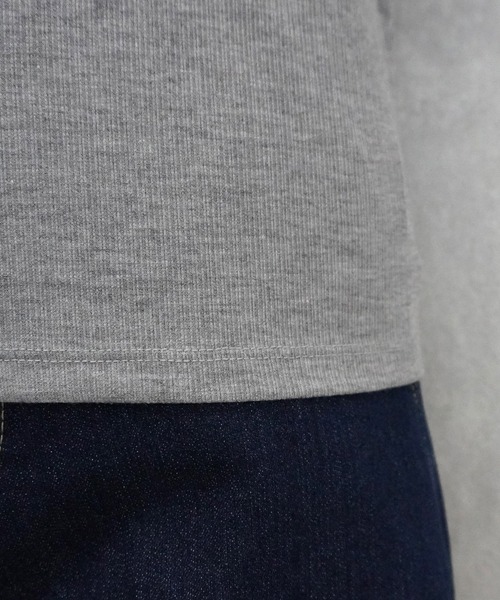 SELECT LEVERY(セレクトリベリー)の「異素材袖レースリブプルオーバー(Tシャツ/カットソー・レディース・ブラック/オフホワイト/グレー・FREE)」の10枚目の写真