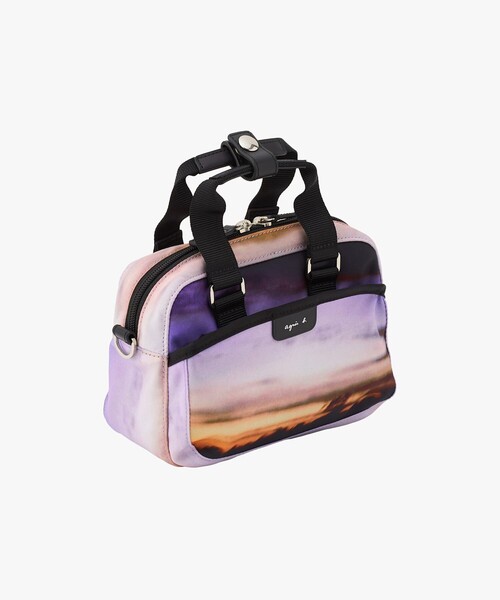 agnes b.(アニエスベー)の「フォトプリント ナイロン 2way ミニ ショルダー "My bag" RAT01R-02(ショルダーバッグ・レディース・パープル系その他・FREE)」の8枚目の写真