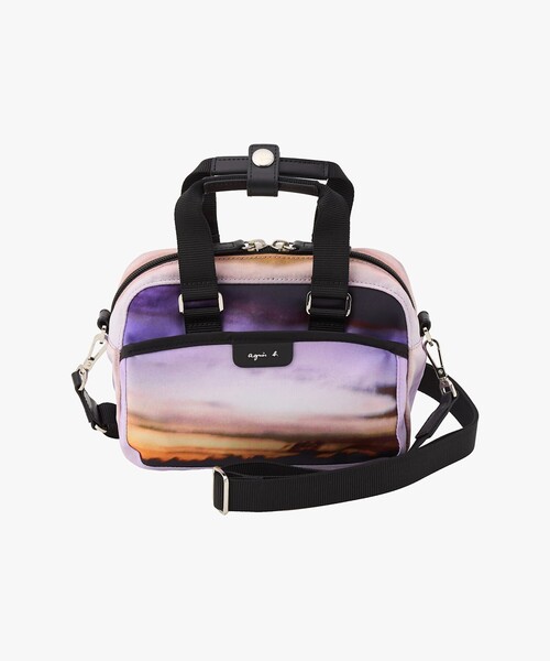agnes b.(アニエスベー)の「フォトプリント ナイロン 2way ミニ ショルダー "My bag" RAT01R-02(ショルダーバッグ・レディース・パープル系その他・FREE)」の6枚目の写真