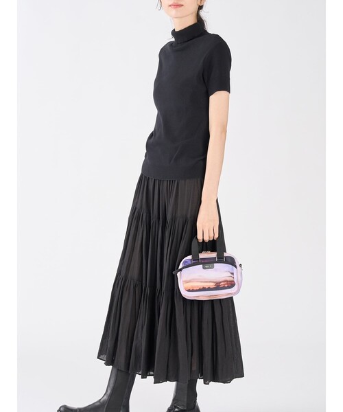 agnes b.(アニエスベー)の「フォトプリント ナイロン 2way ミニ ショルダー "My bag" RAT01R-02(ショルダーバッグ・レディース・パープル系その他・FREE)」の10枚目の写真