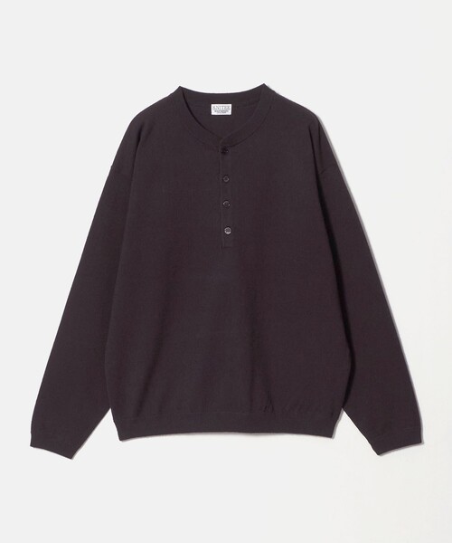 BEAUTY&YOUTH UNITED ARROWS(ビューティーアンドユースユナイテッドアローズ)の「KNITEE フェザー コットン ヘンリーネック ニット Tシャツ ウォッシャブル(ニット/セーター・メンズ・ダークオレンジ/ダークブラウン・XL/L/M/S)」の21枚目の写真