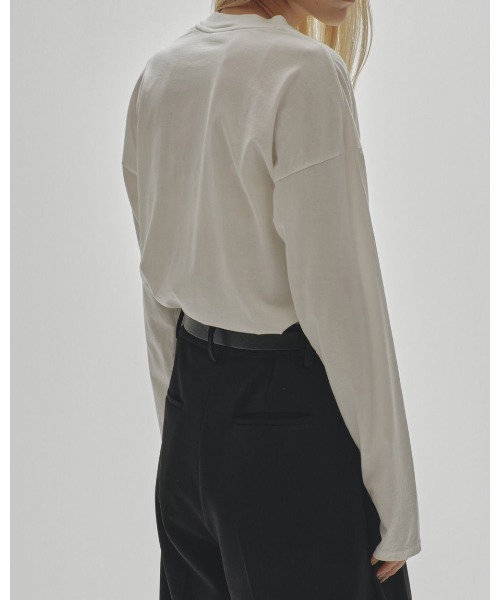 TODAYFUL(トゥデイフル)の「Cotton Useful Long T-shirts(Tシャツ/カットソー・レディース・ホワイト・FREE)」の3枚目の写真