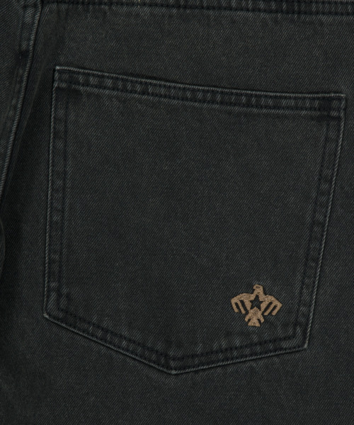 WKNDRS（ウィーキャンドース）の「[WKNDRS X FIT THE SIZE] イーグルデニムパンツ (ブラック)（デニムパンツ・レディース・その他・LARGE/SMALL/MEDIUM/X-LARGE）」の4枚目の写真