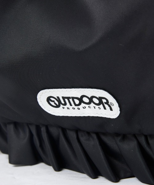 Rouge vif la cle(ルージュヴィフラクレ)の「【OUTDOOR PRODUCTS / アウトドアプロダクツ】ナイロンフリルショルダー/OUTDOOR Nylon Frill Shoulder/バッグ/フリル(トートバッグ・レディース・ブラック/ホワイト・フリー)」の18枚目の写真