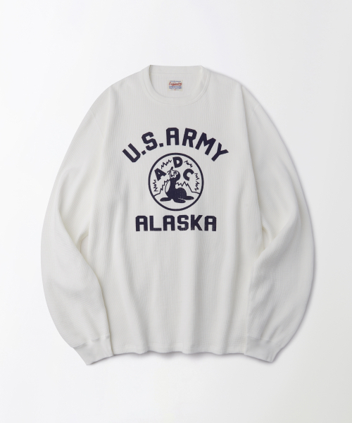 OUTSTANDING(アウトスタンディング)の「MIL SERIES LONG SLEEVE(ALASKA)_OFF WHITE(Tシャツ/カットソー・メンズ・その他・MEDIUM/LARGE/X-LARGE)」の1枚目の写真