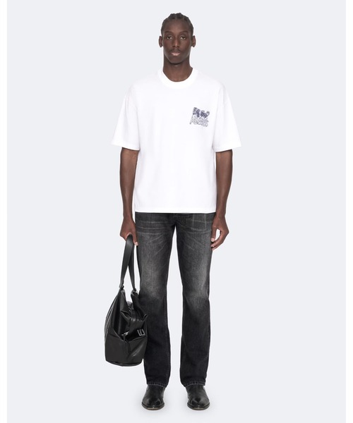 ALLSAINTS(オールセインツ)の「BATTLES RELAXED-FIT GRAPHIC T-SHIRT | BATTLES リラックスフィット グラフィック Tシャツ(Tシャツ/カットソー・メンズ・ホワイト・S/M/L/XL/XS)」の2枚目の写真
