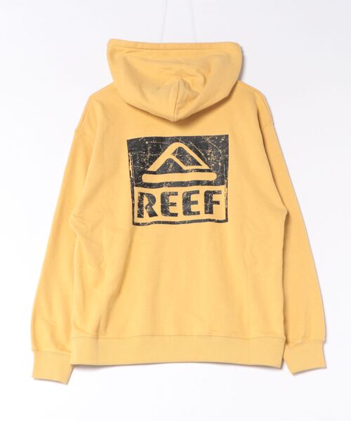 REEF(リーフ)の「REEF メンズ THE CORE HOODIE 擦れロゴスウェットパーカー /抗菌防臭 【2026年秋冬モデル】/リーフバックプリントフーディー(スウェット・メンズ・イエロー/ブルー/ヘザーグレー/ブラック・LARGE/MEDIUM/X-LARGE)」の9枚目の写真