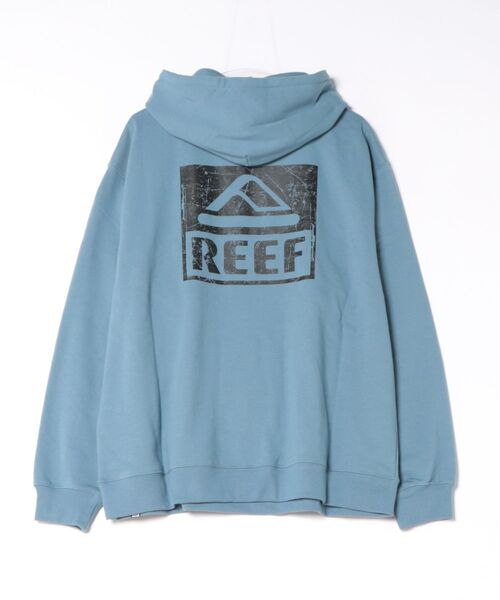 REEF(リーフ)の「REEF メンズ THE CORE HOODIE 擦れロゴスウェットパーカー /抗菌防臭 【2026年秋冬モデル】/リーフバックプリントフーディー(スウェット・メンズ・イエロー/ブルー/ヘザーグレー/ブラック・LARGE/MEDIUM/X-LARGE)」の10枚目の写真
