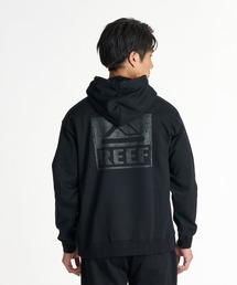 REEF メンズ THE CORE HOODIE 擦れロゴスウェットパーカー /抗菌防臭 【2026年秋冬モデル】/リーフバックプリントフーディー