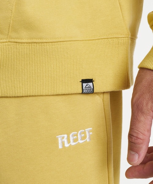 REEF(リーフ)の「REEF メンズ THE CORE HOODIE 擦れロゴスウェットパーカー /抗菌防臭 【2026年秋冬モデル】/リーフバックプリントフーディー(スウェット・メンズ・イエロー/ブルー/ヘザーグレー/ブラック・LARGE/MEDIUM/X-LARGE)」の6枚目の写真