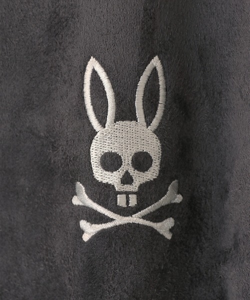 Psycho Bunny（サイコバニー）の「[WEB限定]フェイクスエード サイドZIPプルオーバー（Tシャツ/カットソー・メンズ・チャコールグレー/ベージュ・X-LARGE/SMALL/LARGE/MEDIUM）」の10枚目の写真