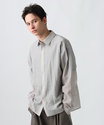 ［WEB限定]ライトサッカーストライプシャツ