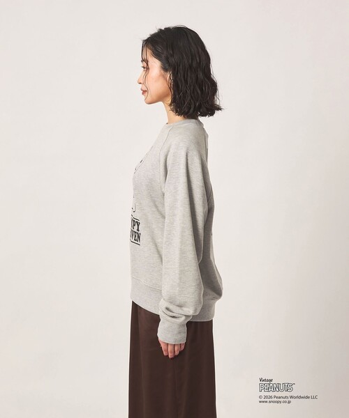 CITEN(シテン)の「<PEANUTS × CITEN>ヴィンテージライクスウェット(Tシャツ/カットソー・レディース・ターコイズブルー系/ライトグレー・FREE)」の8枚目の写真