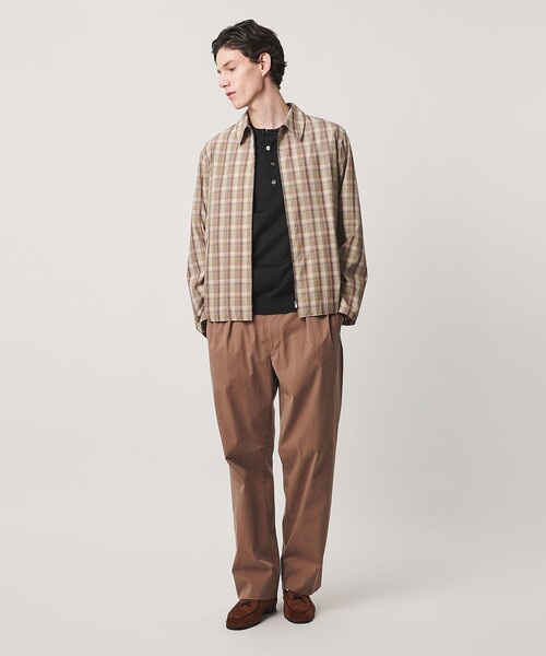 UNITED ARROWS（ユナイテッドアローズ）の「アルパカ/ウール ヘンリーネック ニット（ニット/セーター・メンズ・ブラック/レッド/モカ・S/L/M/XL）」の7枚目の写真