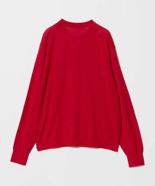 UNITED ARROWS（ユナイテッドアローズ）の「アルパカ/ウール ヘンリーネック ニット（ニット/セーター・メンズ・ブラック/レッド/モカ・S/L/M/XL）」の18枚目の写真