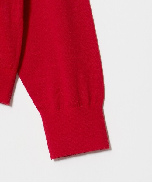 UNITED ARROWS（ユナイテッドアローズ）の「アルパカ/ウール ヘンリーネック ニット（ニット/セーター・メンズ・ブラック/レッド/モカ・S/L/M/XL）」の20枚目の写真