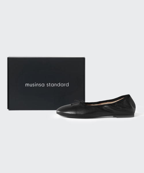 MUSINSA STANDARD WOMAN（ムシンサスタンダードウーマン）の「ウィメンズシャーリングバレリーナフラットシューズ[ブラック]（バレエシューズ・レディース・その他・23cm/23.5cm/24cm/24.5cm/25cm）」の9枚目の写真