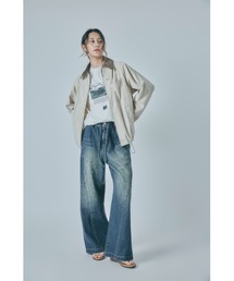 【ROTA CANAL】Three-dimensional silhouette denim