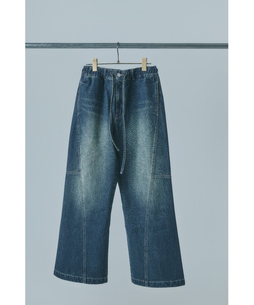 Caribou（カリブー）の「【ROTA CANAL】Three-dimensional silhouette denim（デニムパンツ・レディース・インディゴブルー・SMALL）」の5枚目の写真