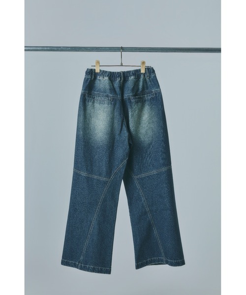 Caribou（カリブー）の「【ROTA CANAL】Three-dimensional silhouette denim（デニムパンツ・レディース・インディゴブルー・SMALL）」の6枚目の写真