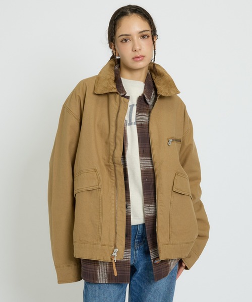 Timberland(ティンバーランド)の「【Timberland / ティンバーランド】Strafford Canvas Jacket / ストラフォード キャンバスジャケット(ブルゾン・メンズ・ブラック系その他/ベージュ系その他・M/L)」の1枚目の写真