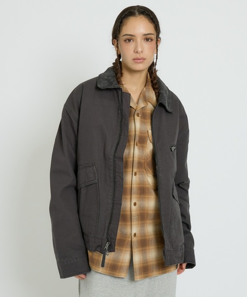 Timberland(ティンバーランド)の「【Timberland / ティンバーランド】Strafford Canvas Jacket / ストラフォード キャンバスジャケット(ブルゾン・メンズ・ブラック系その他/ベージュ系その他・M/L)」の7枚目の写真