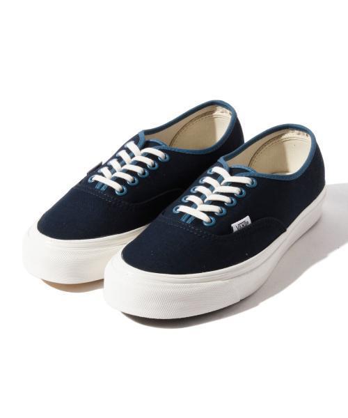Pilgrim Surf Supply（ピルグリムサーフサプライ）の「VANS×Pilgrim Surf+Supply Vault OG Authentic (Women's)（スニーカー・レディース・ネイビー・4h/6h/6/5h/5）」の9枚目の写真